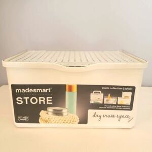 New Madesmart Medium Stacking Lid Storage Bin